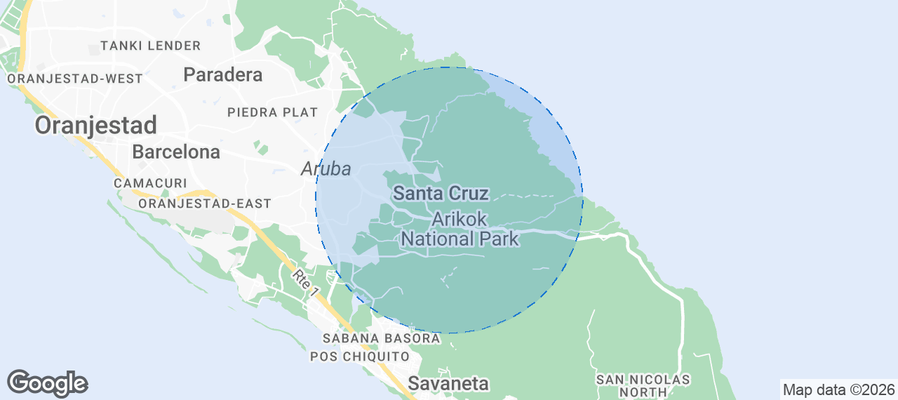Santa Cruz Airbnb map